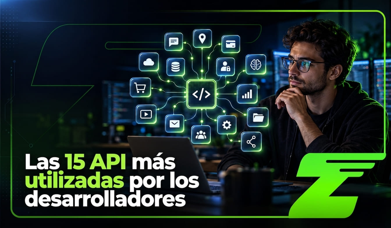 Las 15 API más utilizadas por los desarrolladores